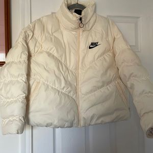 Nike Cream Puffer Jacket
